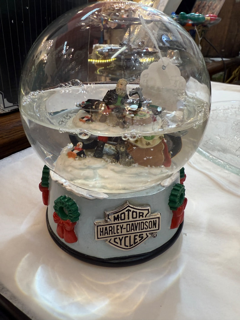 Harley Davidson Snow Globe
