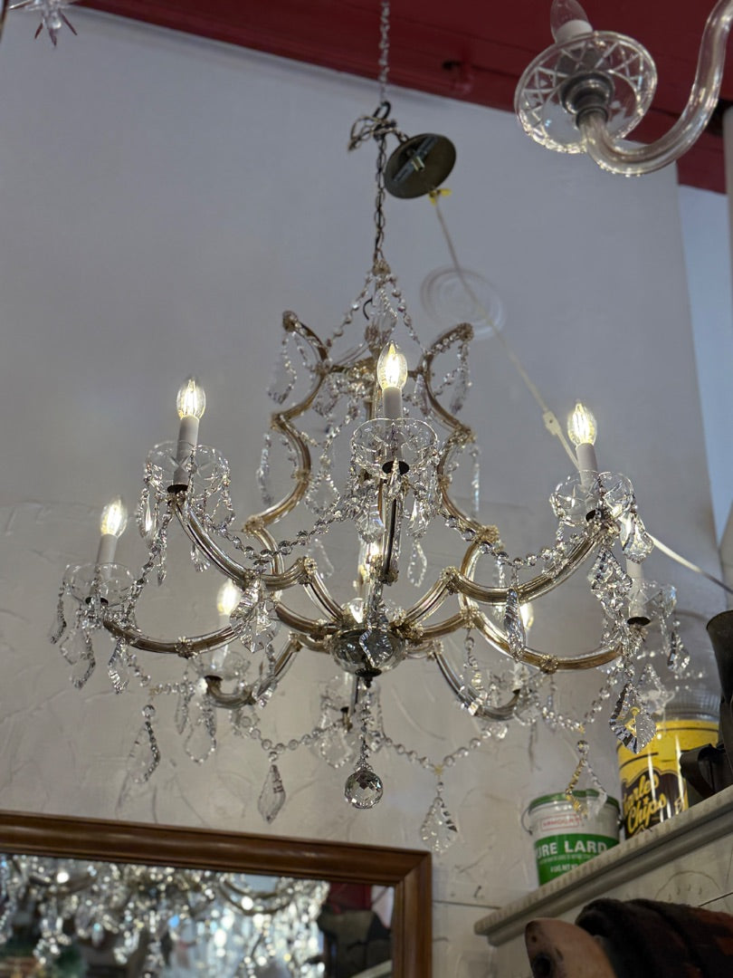 1940’s Italian Maria Theresa 9 light