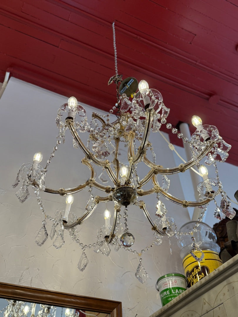 1940’s Italian Maria Theresa 9 light