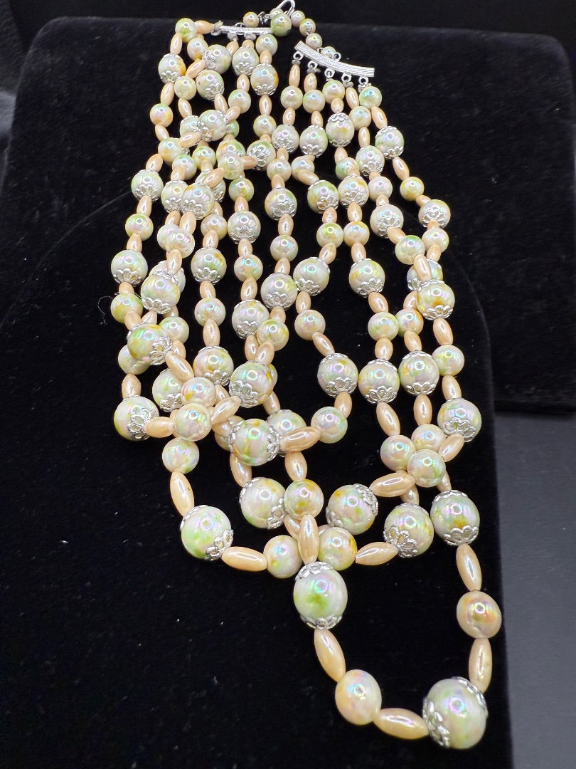 MCM Multi-strand Pearl Necklace