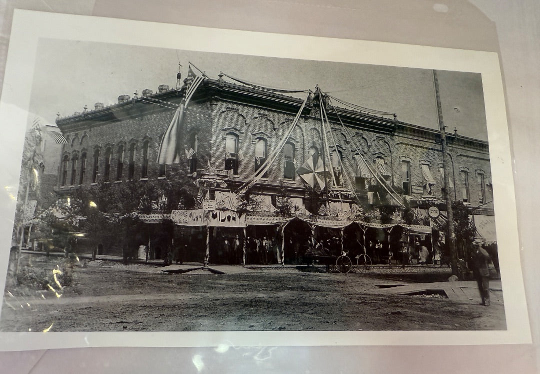 Reprint 1895 Allegan MI Michigan Patriotic