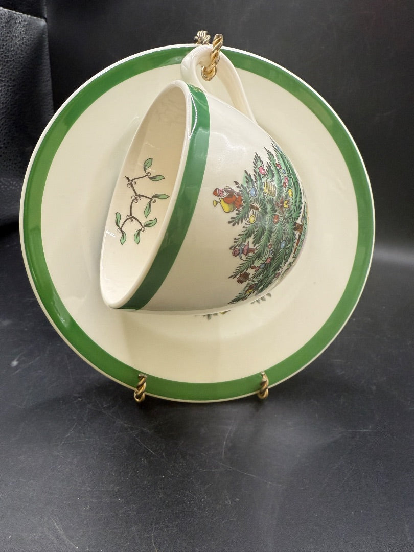 Spode Christmas Tree Teacup & Saucer