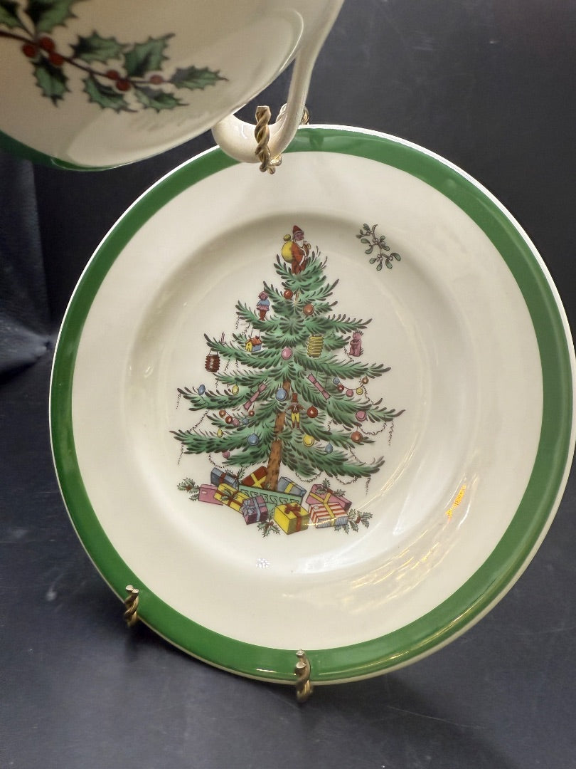 Spode Christmas Tree Teacup & Saucer