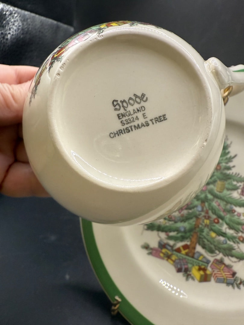 Spode Christmas Tree Teacup & Saucer