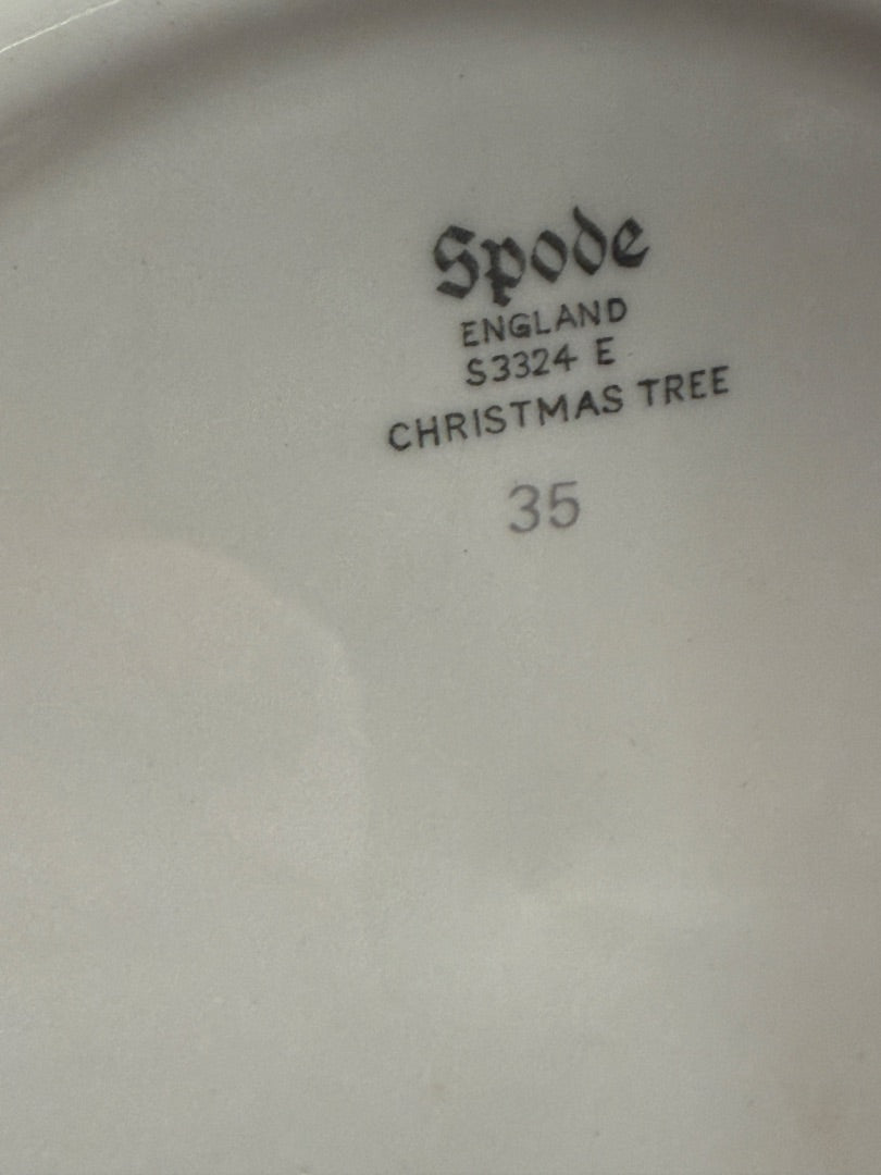 Spode Christmas Tree 7.5 Salad Desert  Plate