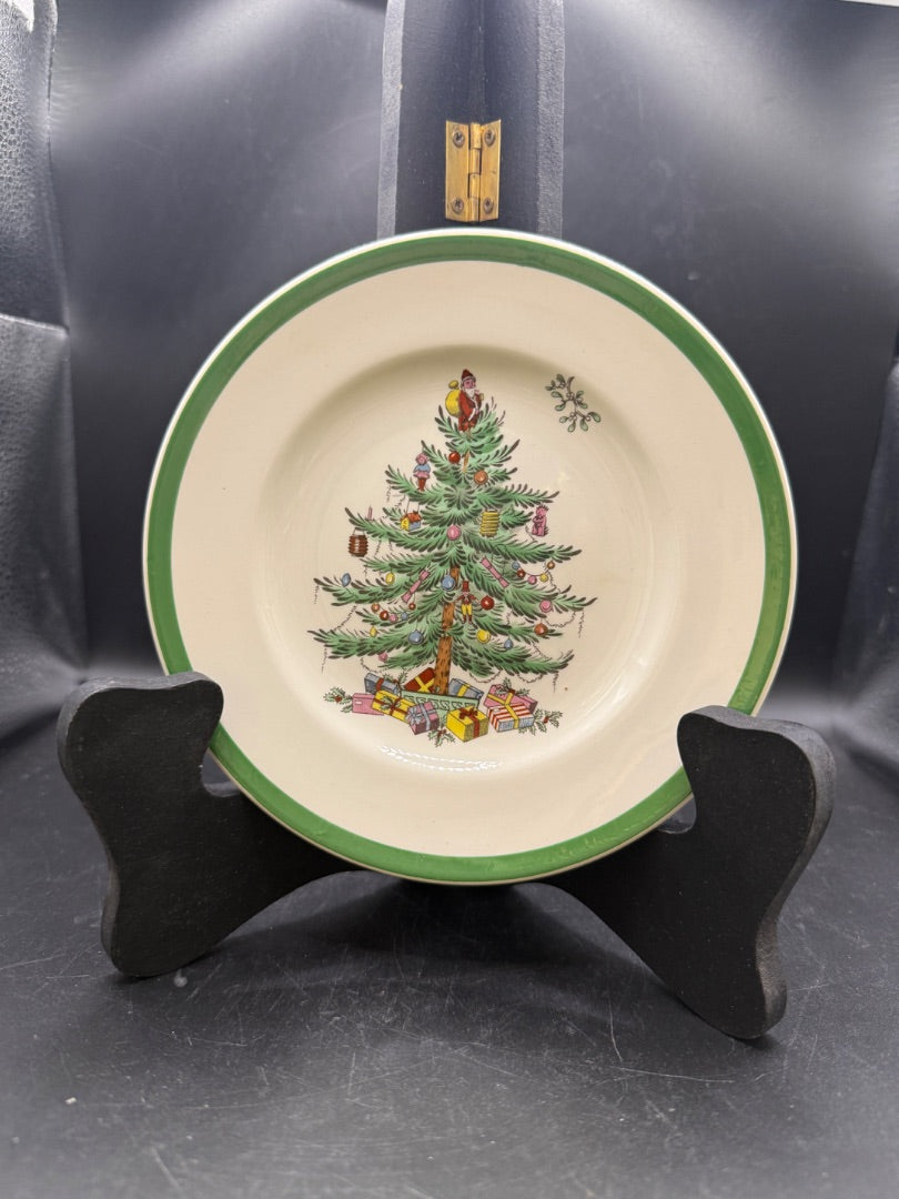 Spode Christmas Tree .5" Bread Plate