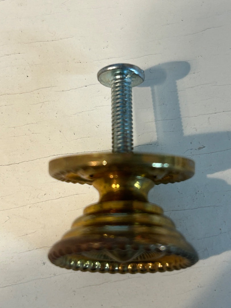 Brass furniture knob