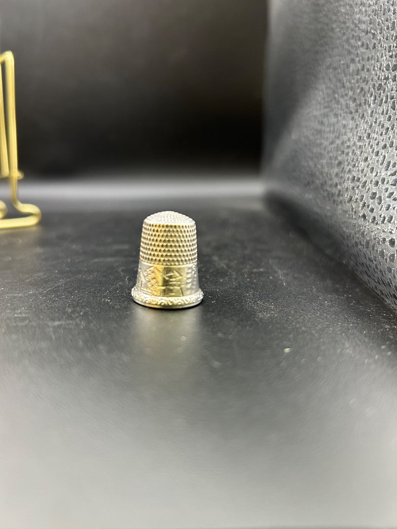 Silver thimble