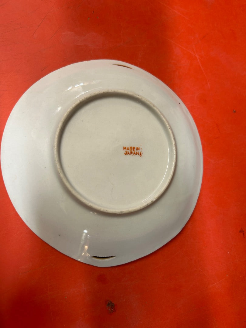 Painted glass plate