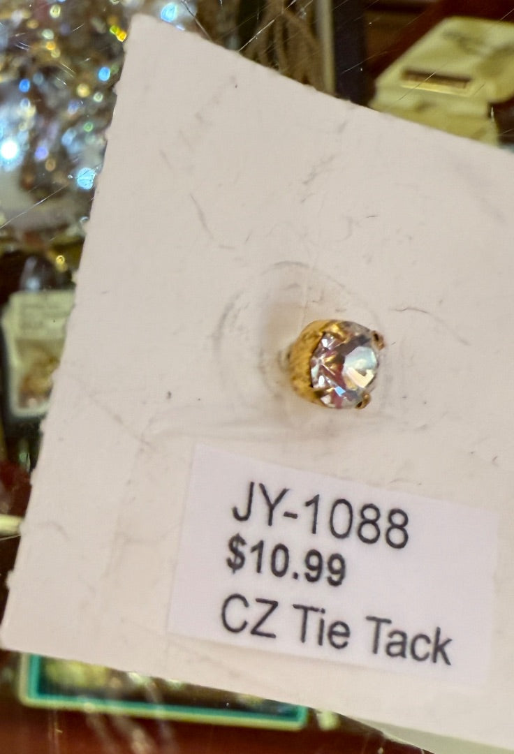 CZ Tie Tack