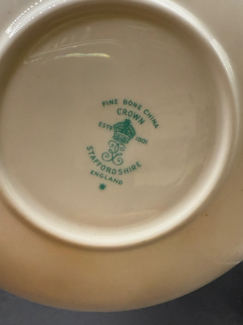 China Teacup and Saucer by Staffordshire