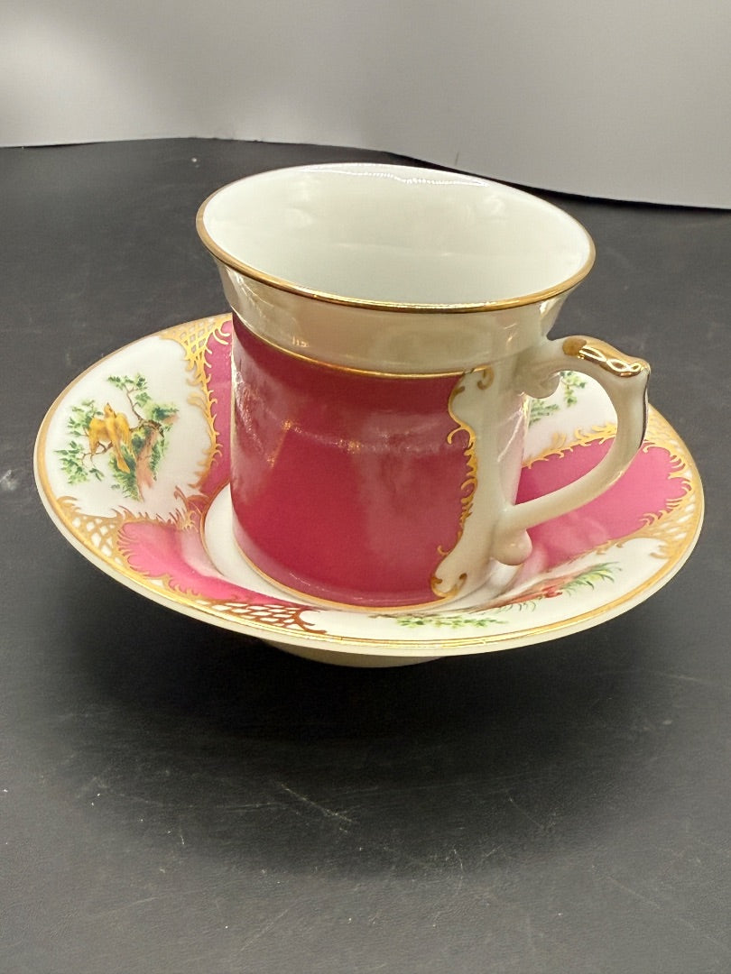 Vtg Bird Demitasse Avon Teacup saucer