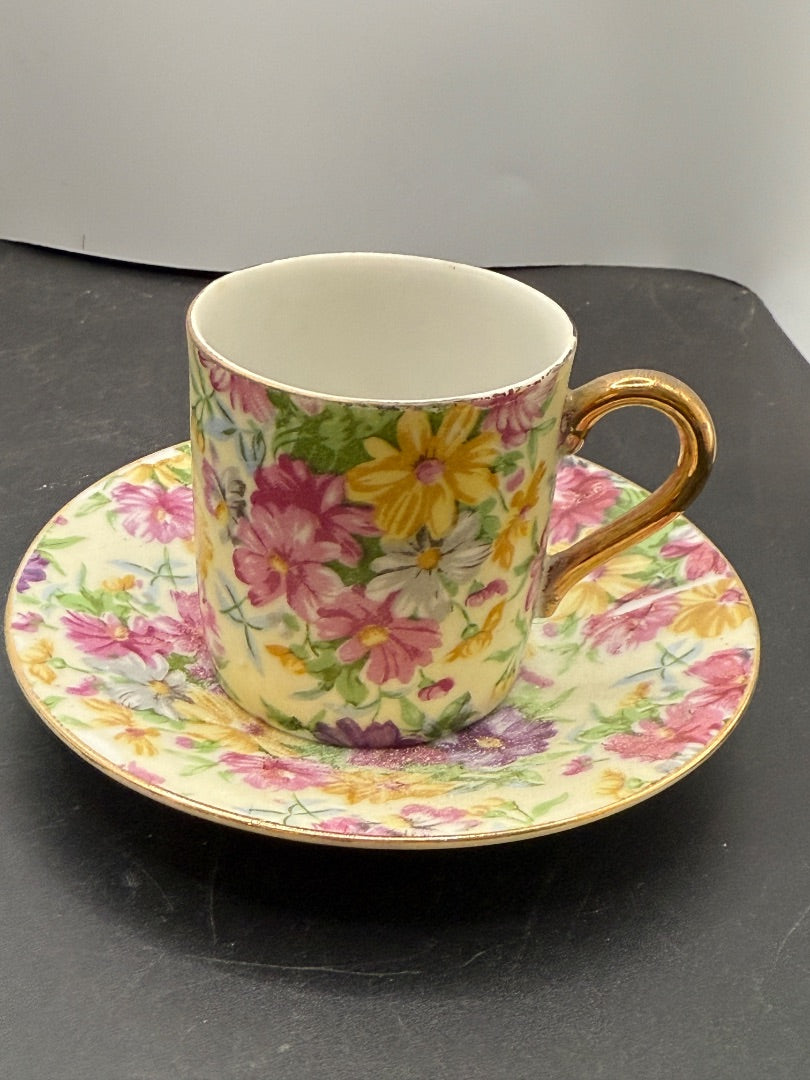 Richard Floral Demistasse Teacup saucer