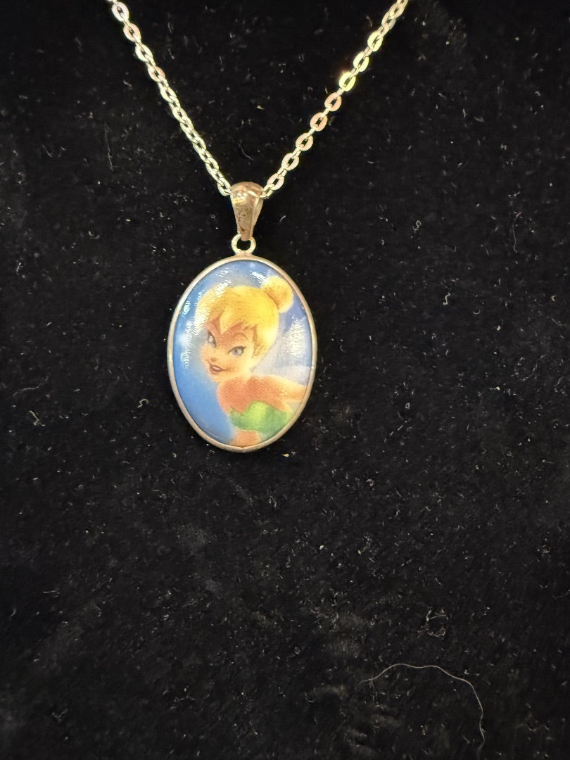 Disney Tinkerbell Sterling necklace