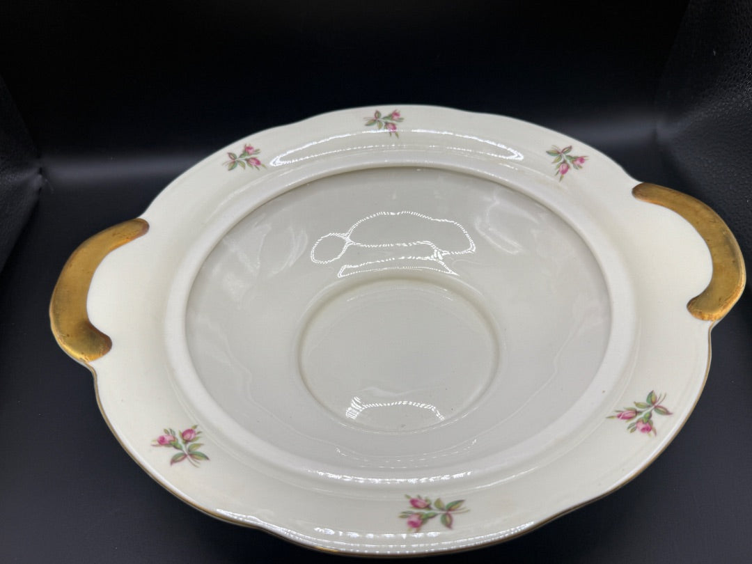 Theodore Haviland Theodore Haviland Delaware  Pink Roses New York Casserole Dish with Lid