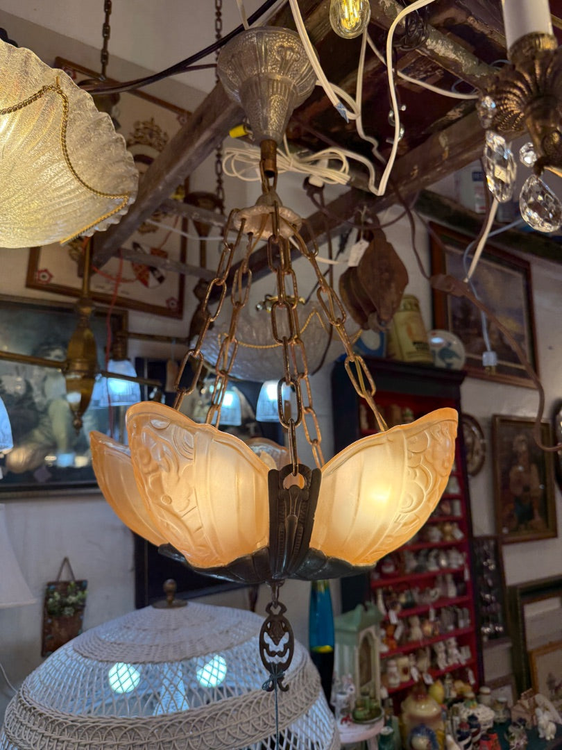 30s Art Deco Slip Shade
