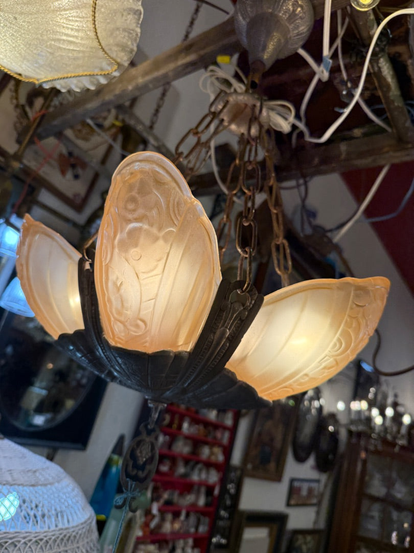 30s Art Deco Slip Shade