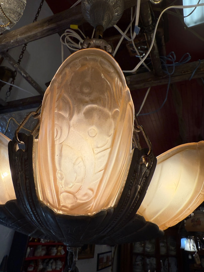 30s Art Deco Slip Shade