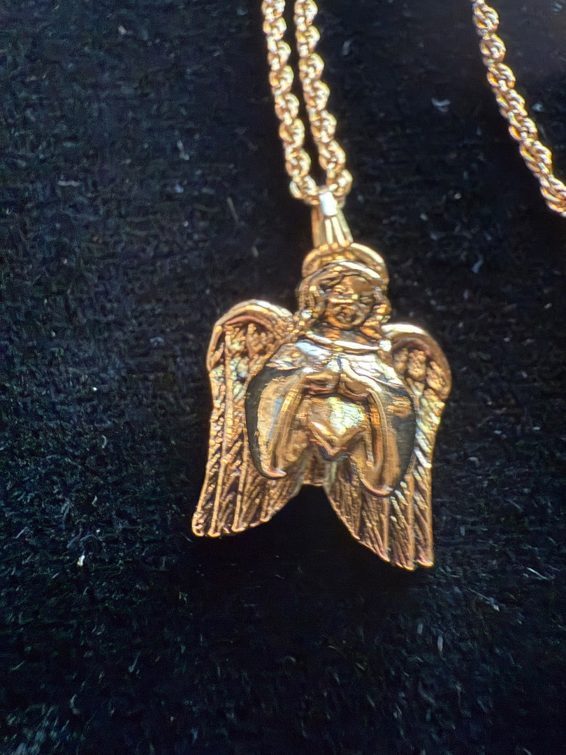 Christmas Angel Avon Necklace