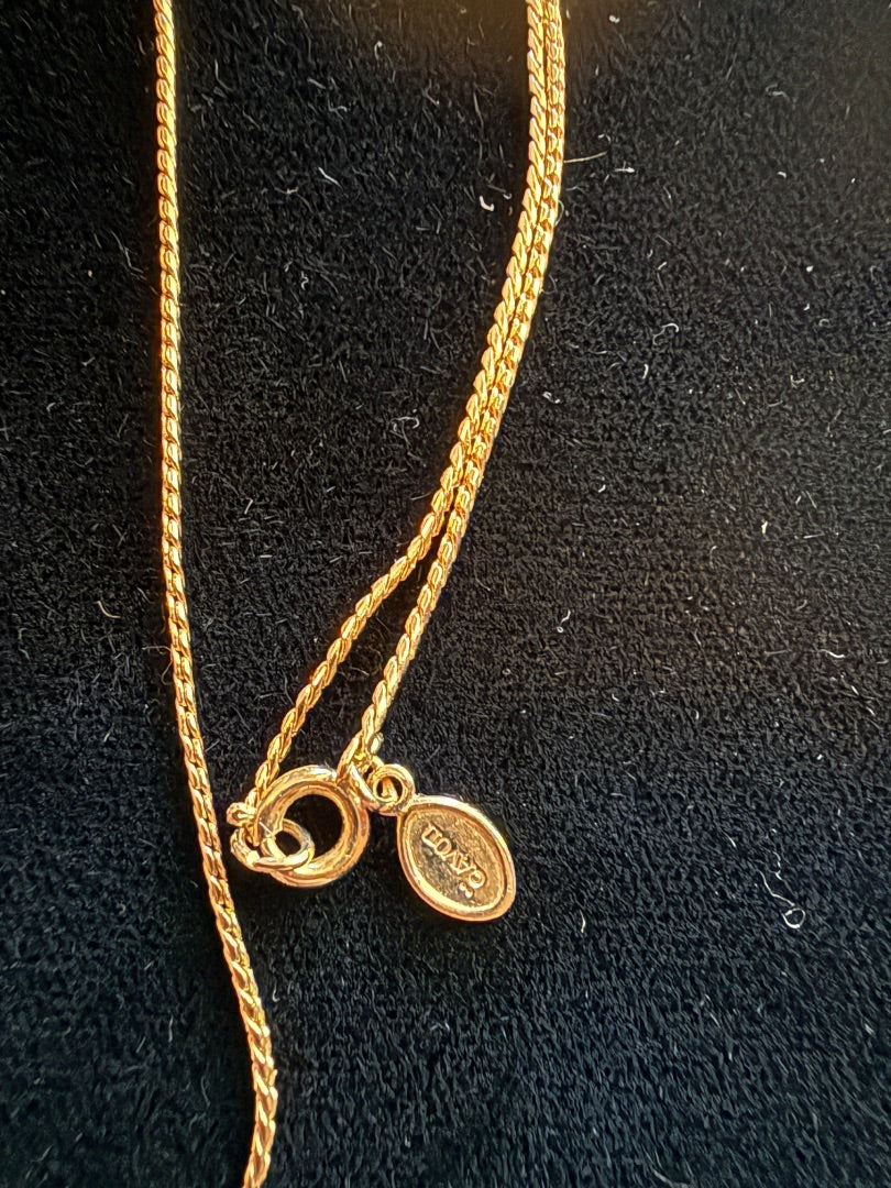 Gold Toned Christmas Bell Necklace