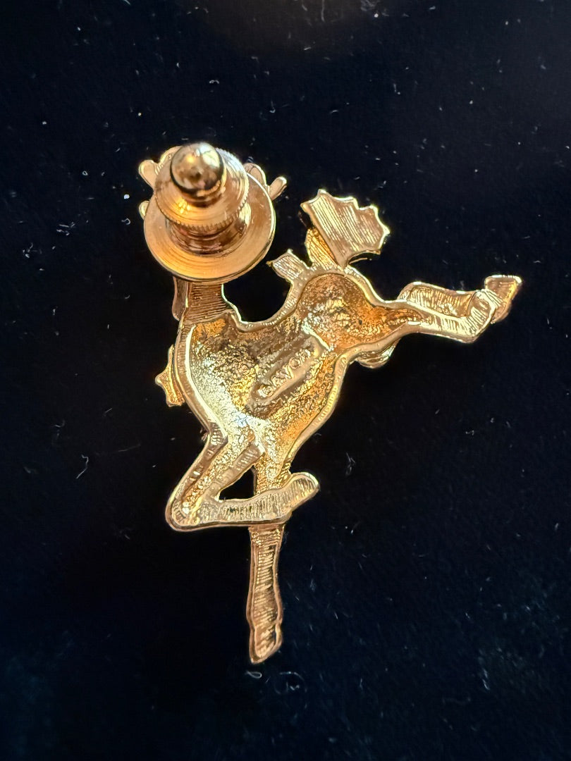 Avon Reindeer Pin Brooch  Christmas
