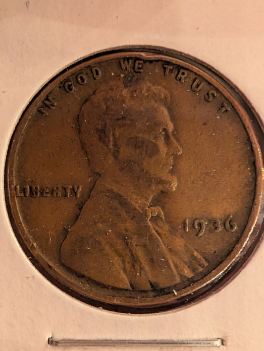 1936 Lincoln Wheat Cent
