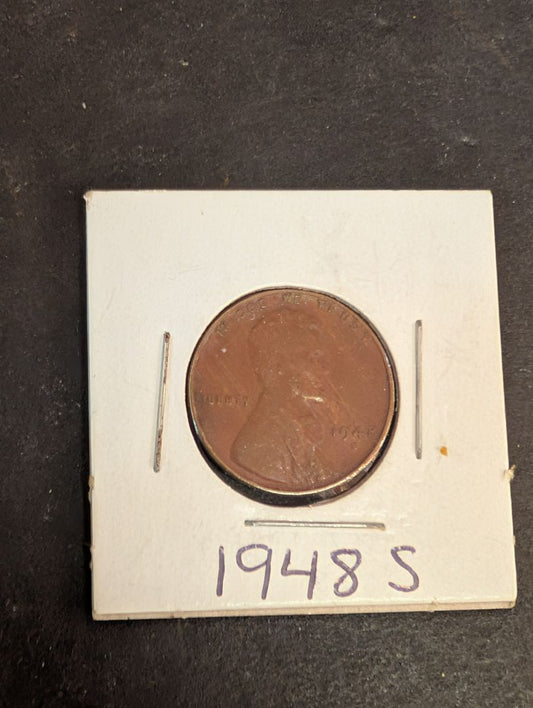 1948 S Lincoln Wheat Cent