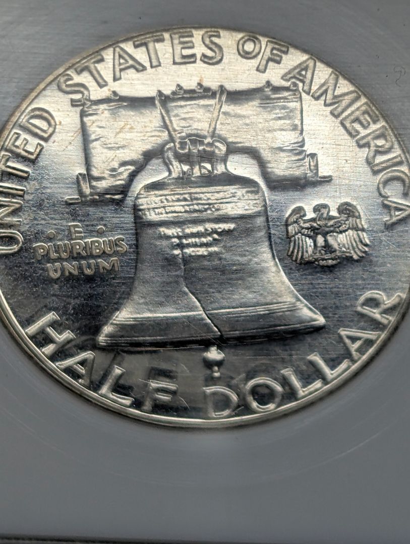 1957 Cameo Franklin Half Dollar