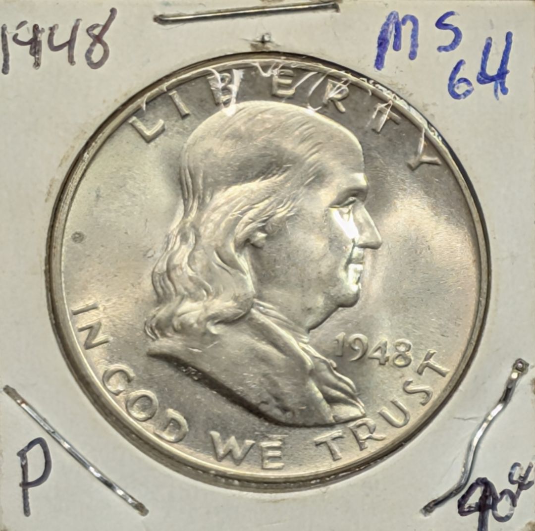 1948-P Uncirculated Franklin Half Dollar