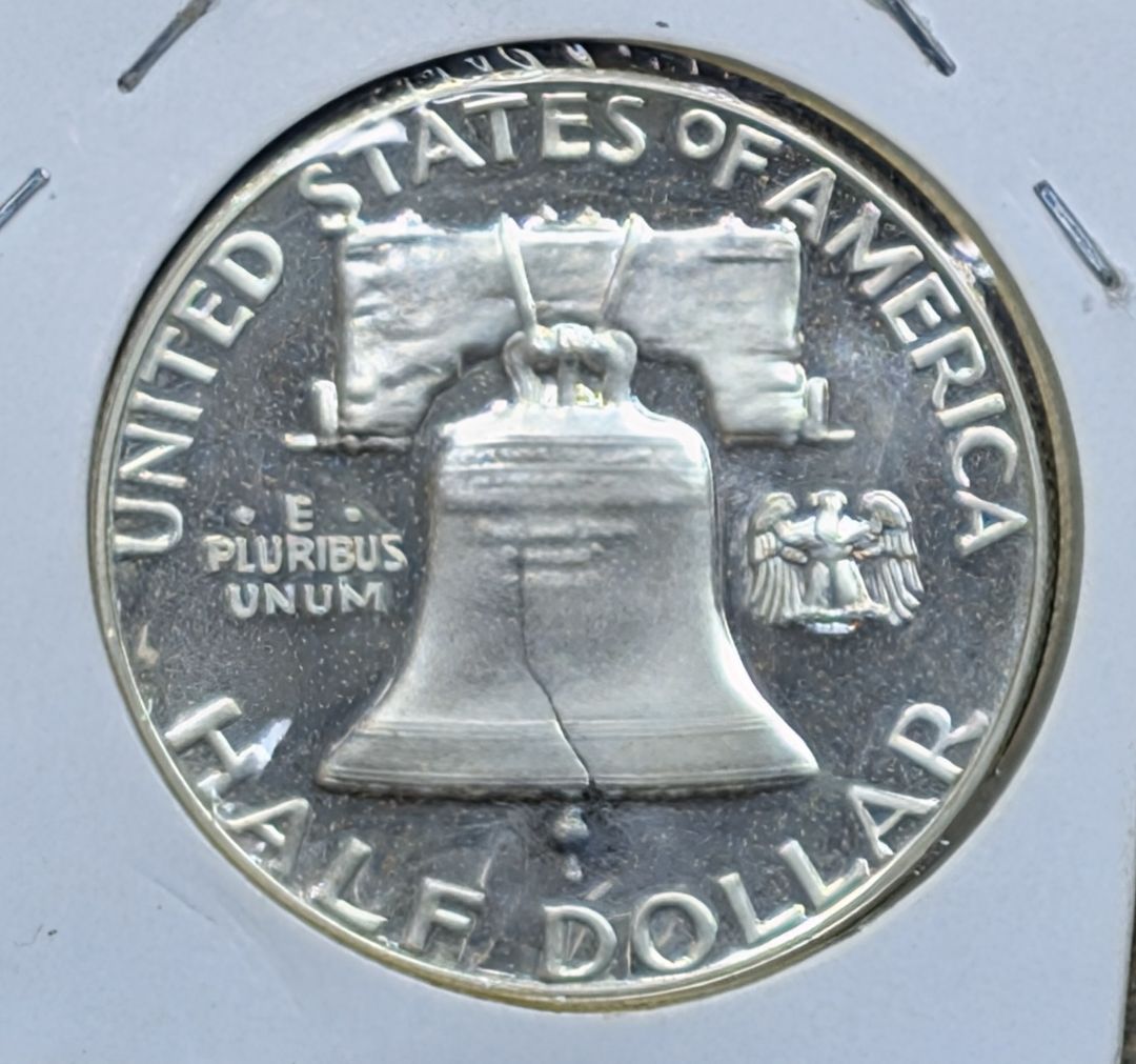 1956 Proof Deep Cameo Uncirculated Franklin Half Dollar