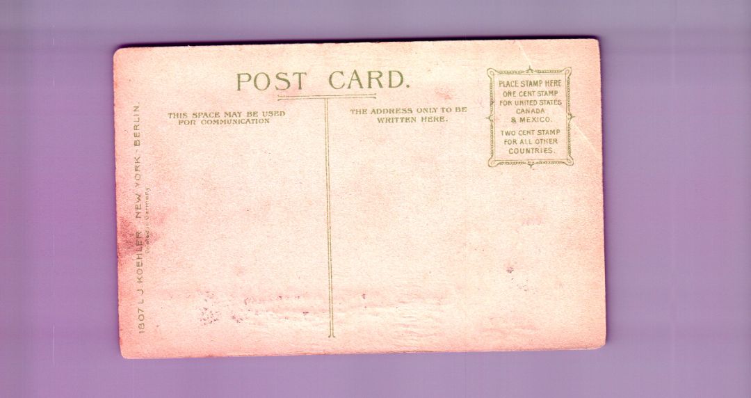 Storm King Near Cornwall, Hudson River, New York HTL Hold to the Light postcard