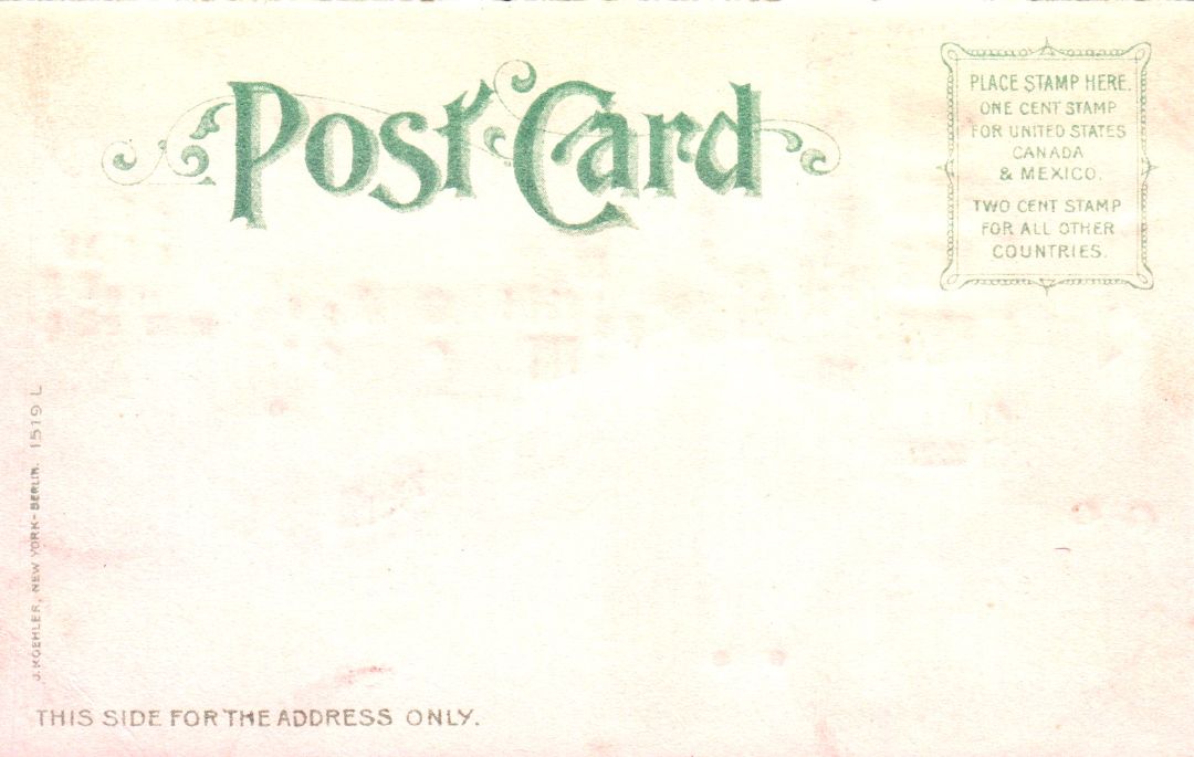 Herald square, New York. Broadway & 6th Ave. HTL Hold to the Light postcard