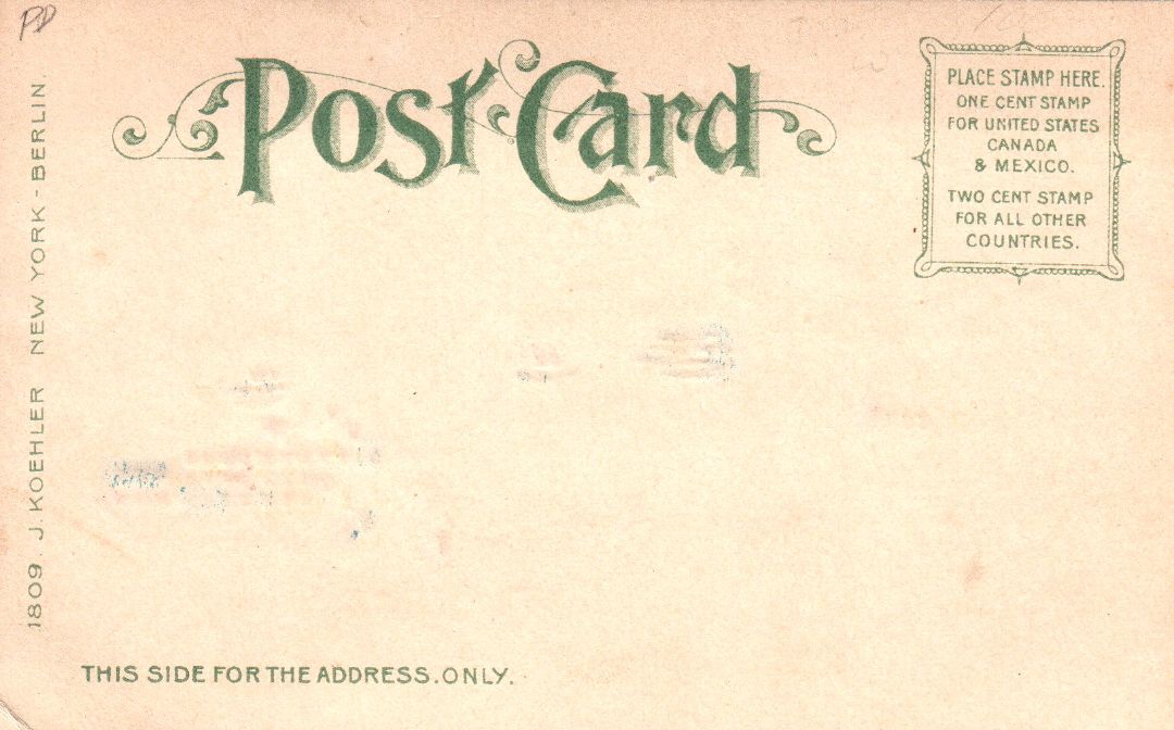 West Point From Crow's Nest Mountain, Hudson River, New York HTL Hold to the Light postcard
