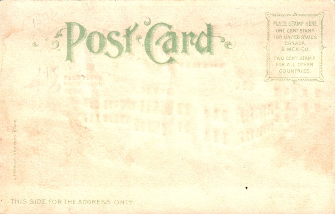 City Hall, New York HTL Hold to the Light postcard