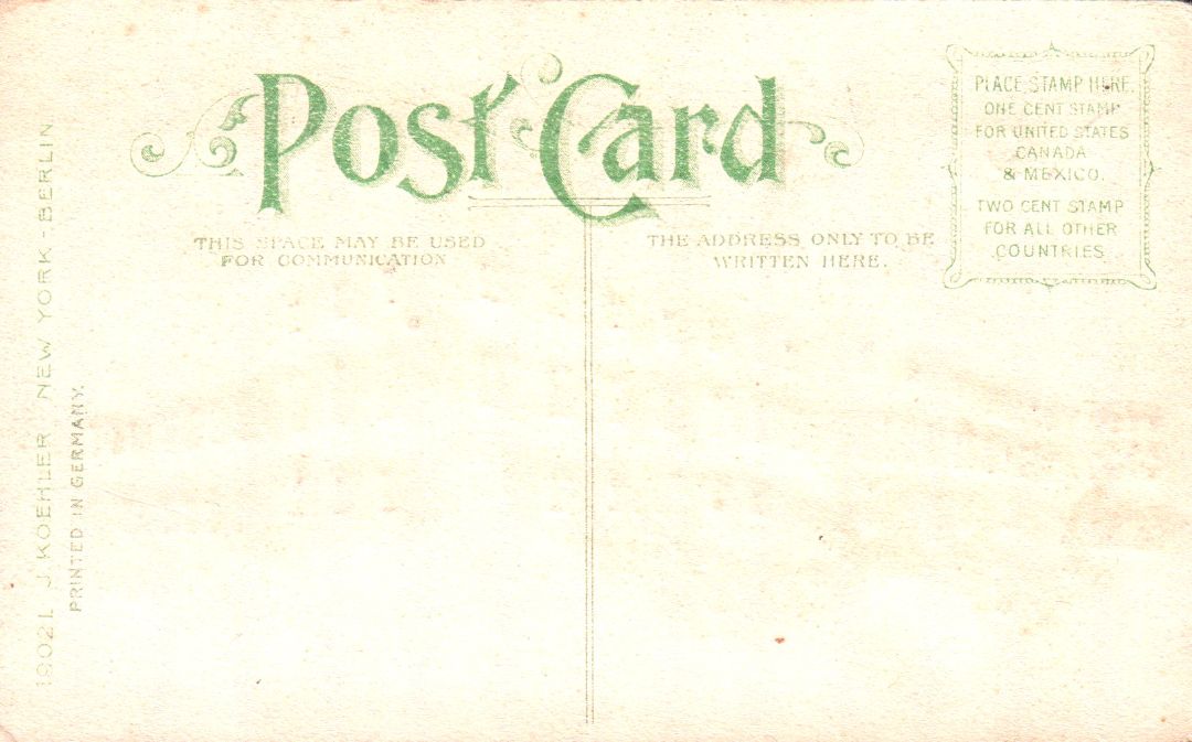 U.S. Mint, Philadelphia, Pennsylvania HTL Hold to the Light postcard