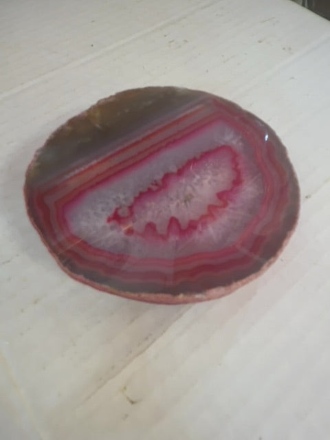 Natural pink agate
