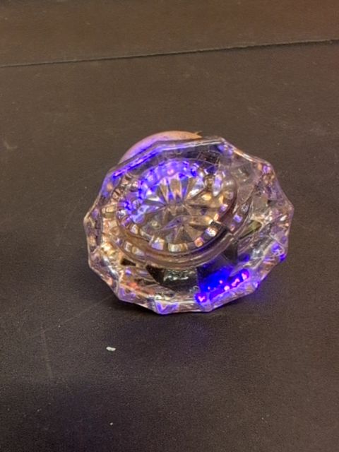 Purple Glass Door Knob