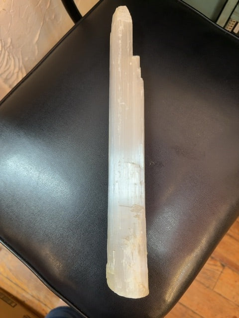 Selenite crystal 12”