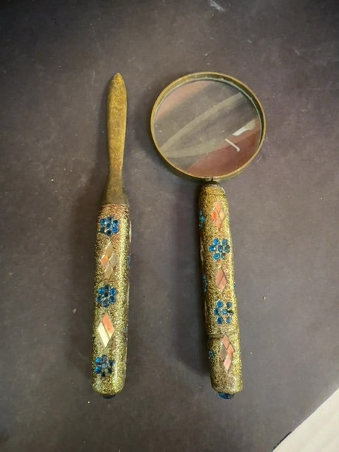 Brass Magnifier & Letter Opener