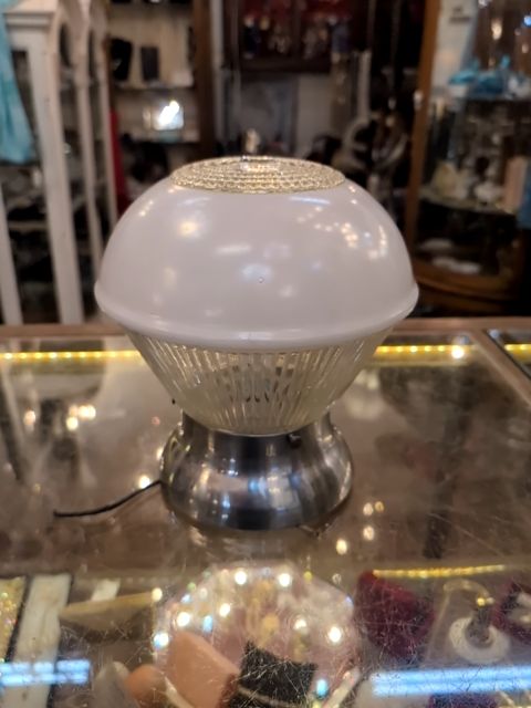 Flush, mount clear and white fixture