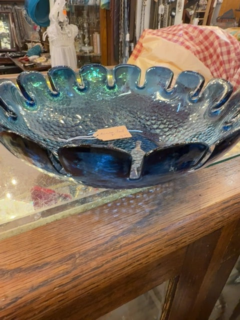 Aseda deep blue bowl 9”