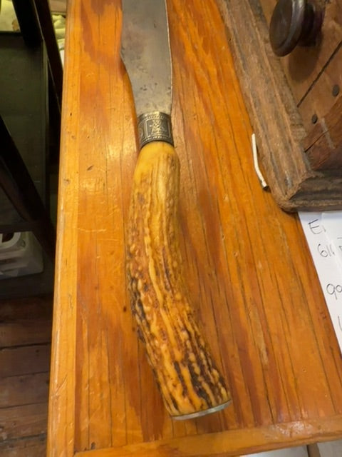 Vintage stag handle knife