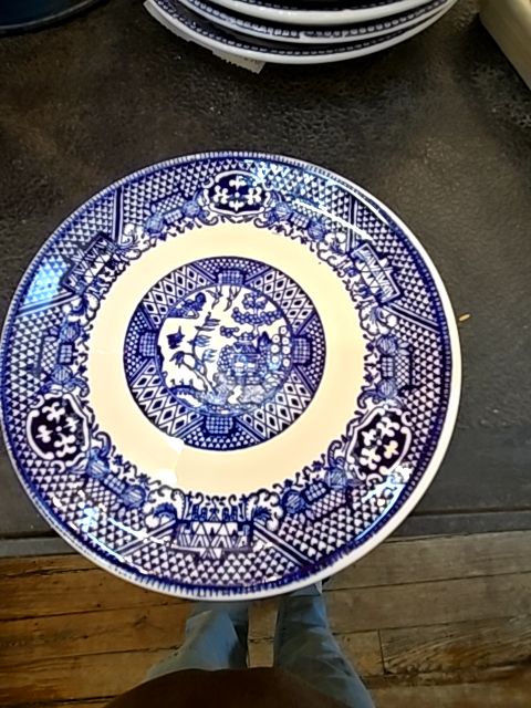 Blue Willow Bread Dish
