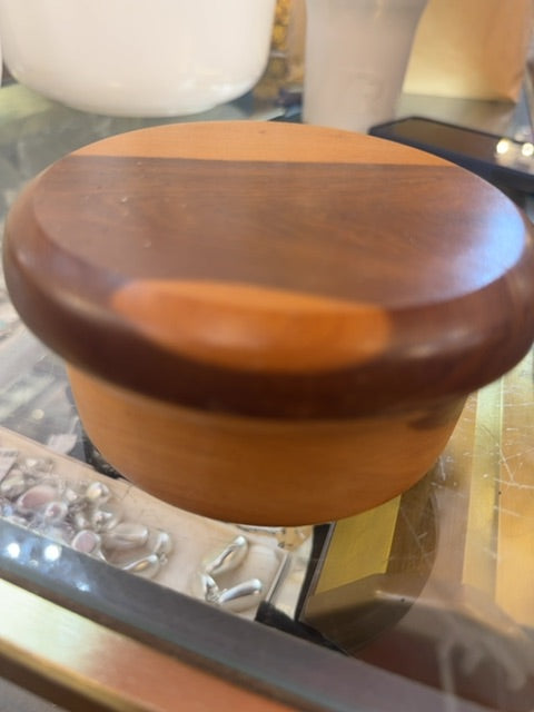 Hand spun 2 tone wood coasters