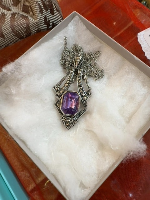 Vintage Amithist necklace