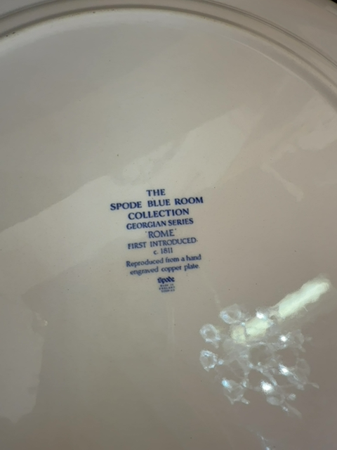 Spode 12.5” collectible platter