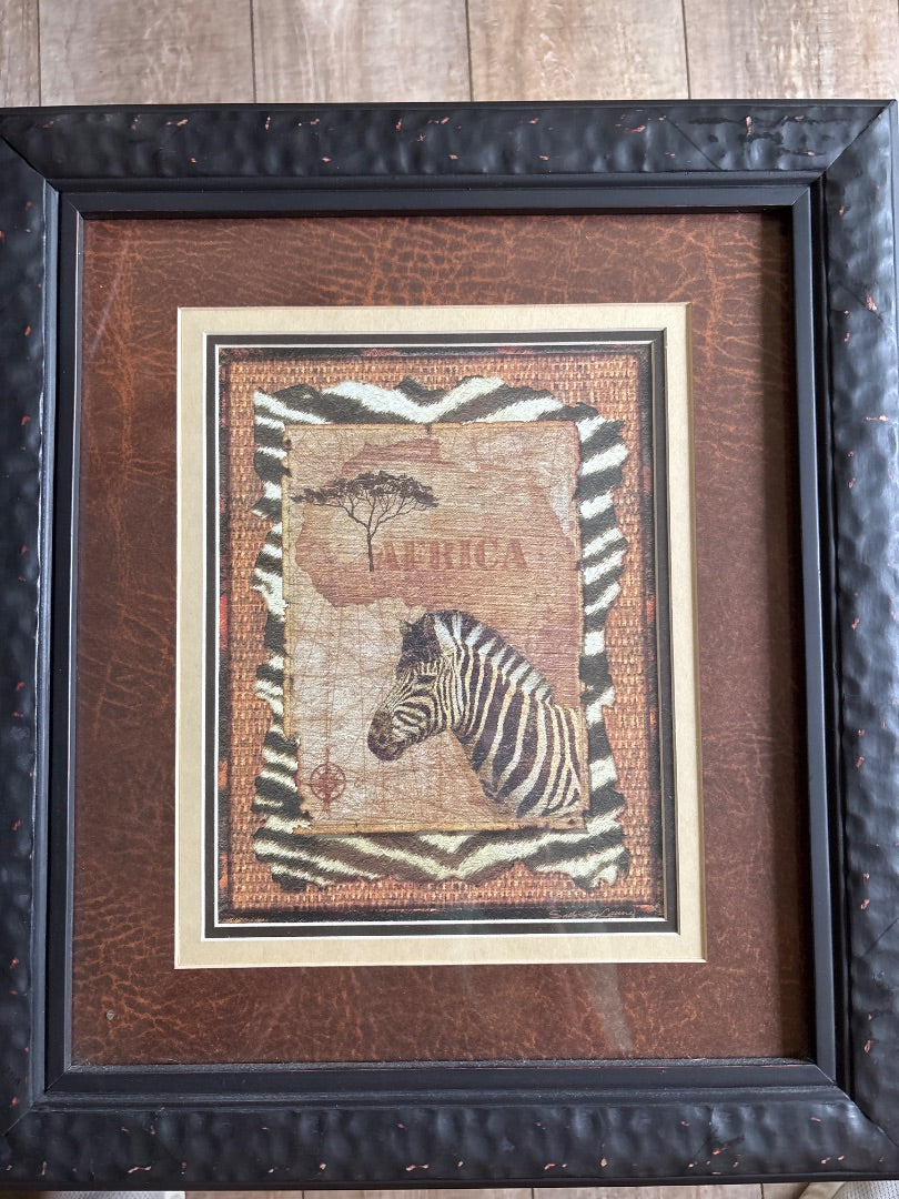 Zebra Framed Print