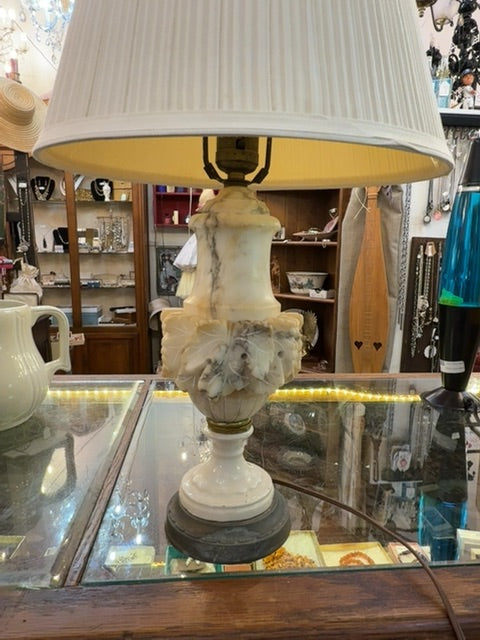 Marble table lamp