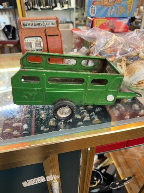 Green trailer  Vintage Toys