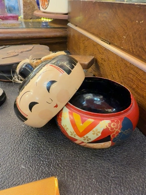 Vtg Kokeshi Doll.